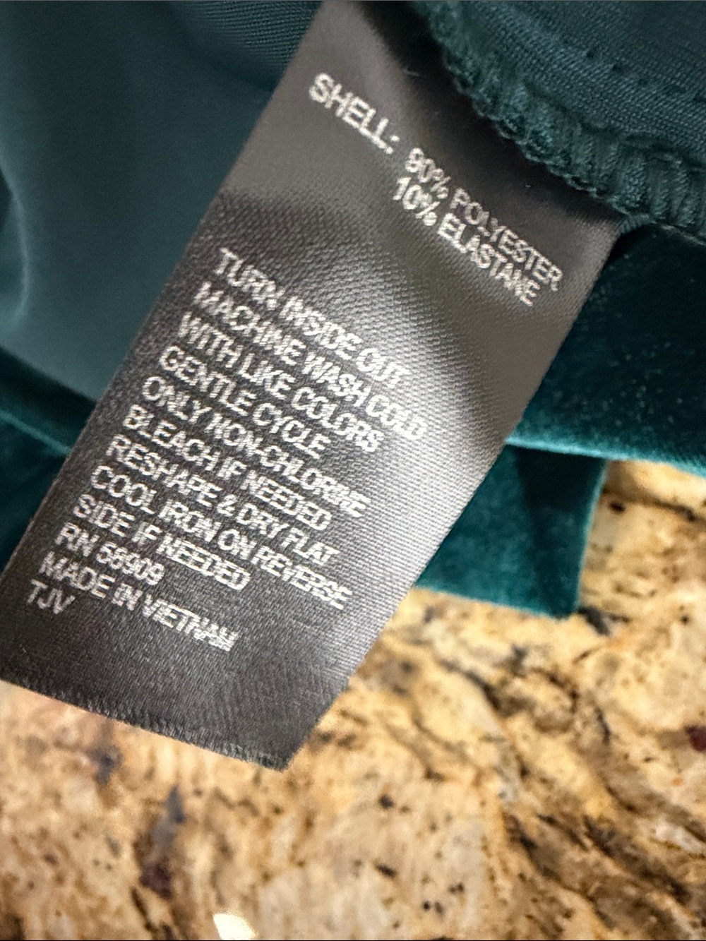 Alex Marie Green Velvet Maxi Skirt Back Slit Formal Evening Size 12 - Picture 6 of 8